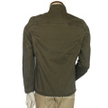 Elegante Mens Blackout Leve Jaqueta Bomber Slim Fit Exército Verde Jaqueta Sem Casaco Jaqueta Casaco Dos Homens Atacado